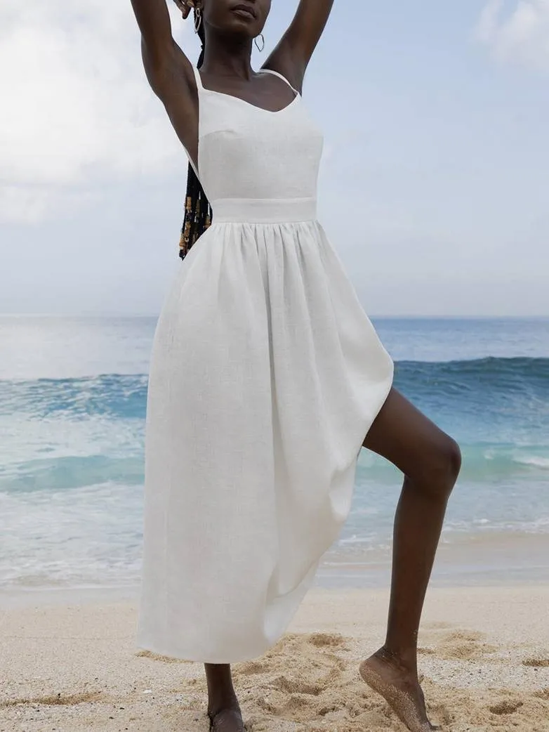 Elegant Sexy Strap Backless Dress