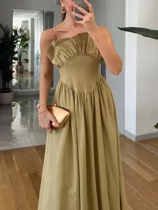 Vintage Tube Top Suspender Dress