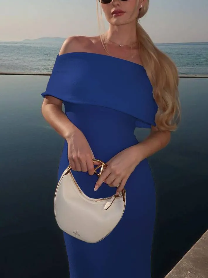 Slim Fit Off-shoulder Dress