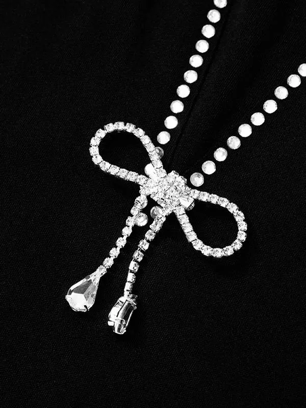 Deep V-neck Long Sleeve Mini Dress