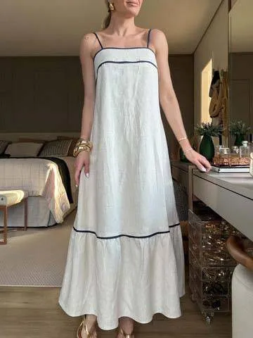 Minimalist style Suspender Dress