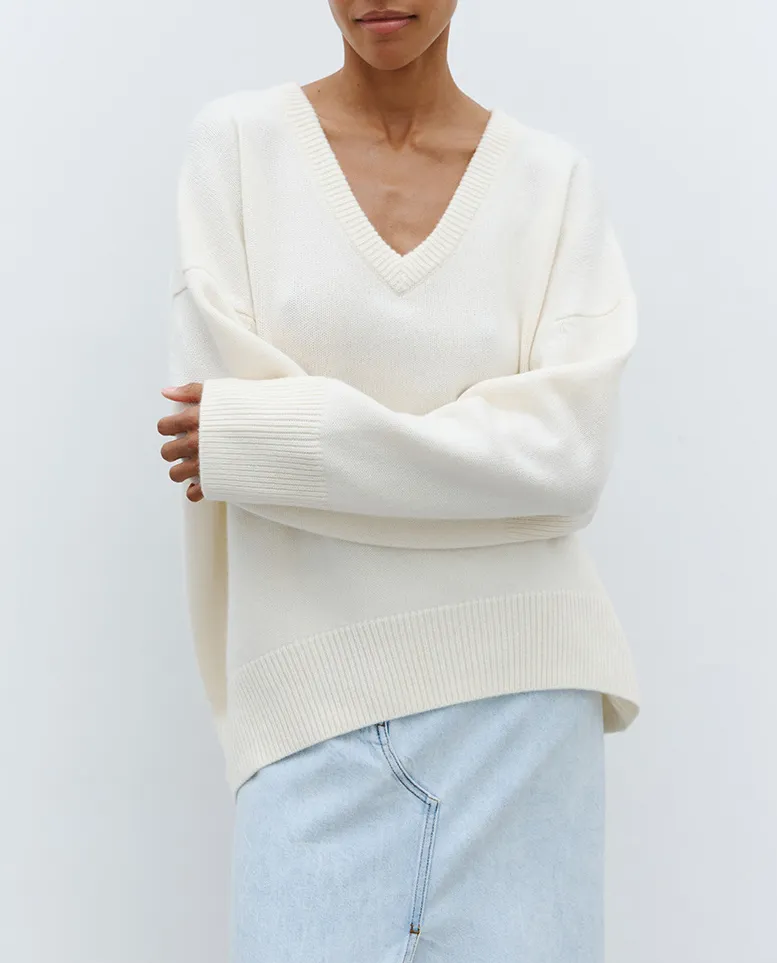 V-Neck Pullover Sweater
