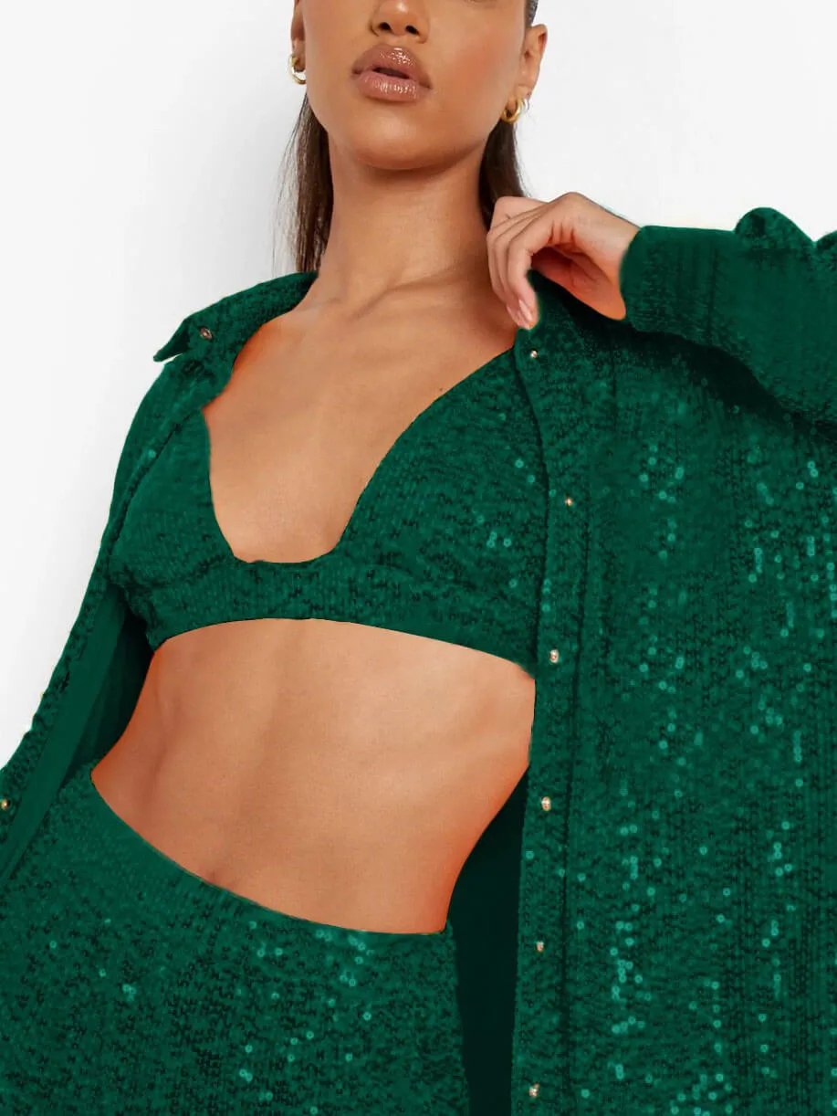 Sequined Camisole Top