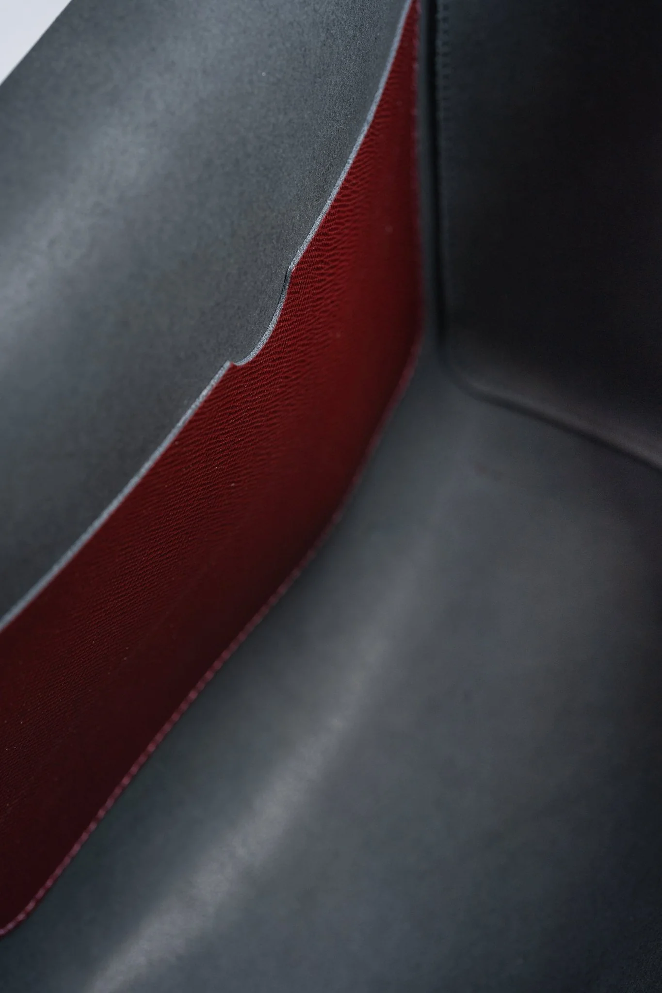 The Emily -  Oxblood Saffiano