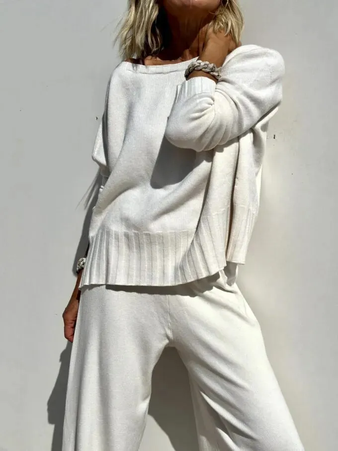 Casual Knitted Pullover Sweater