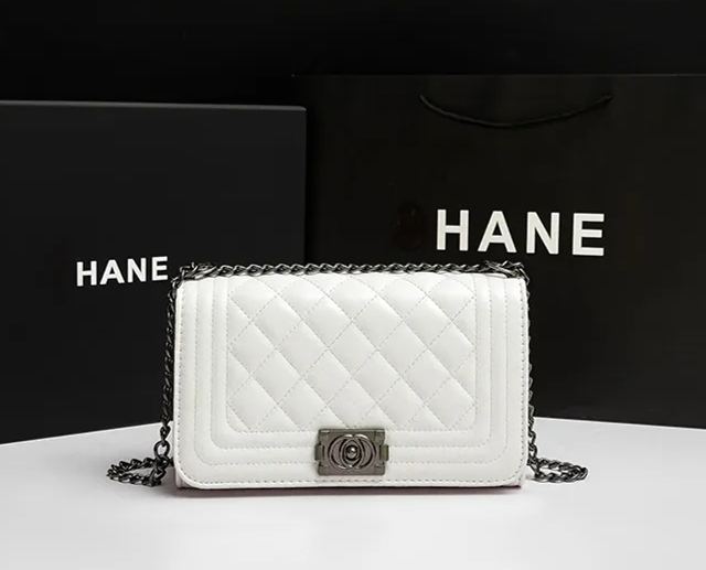 Leather Chain Bag Crossbody Bag