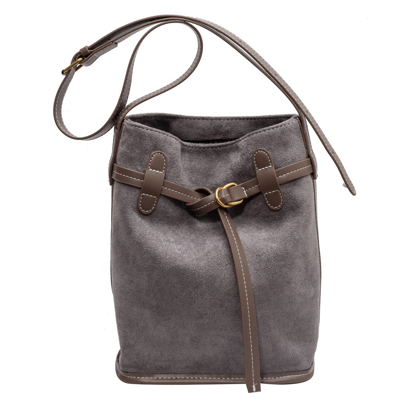 Suede Crossbody Bag