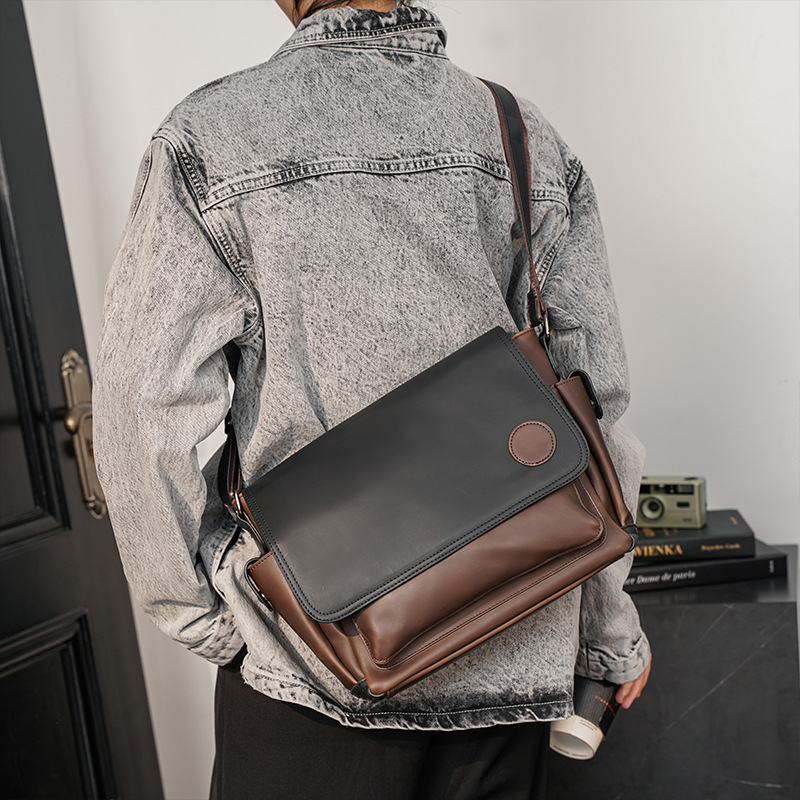 Korean Fashion Men's Shoulder Crossbody Messenger Bag