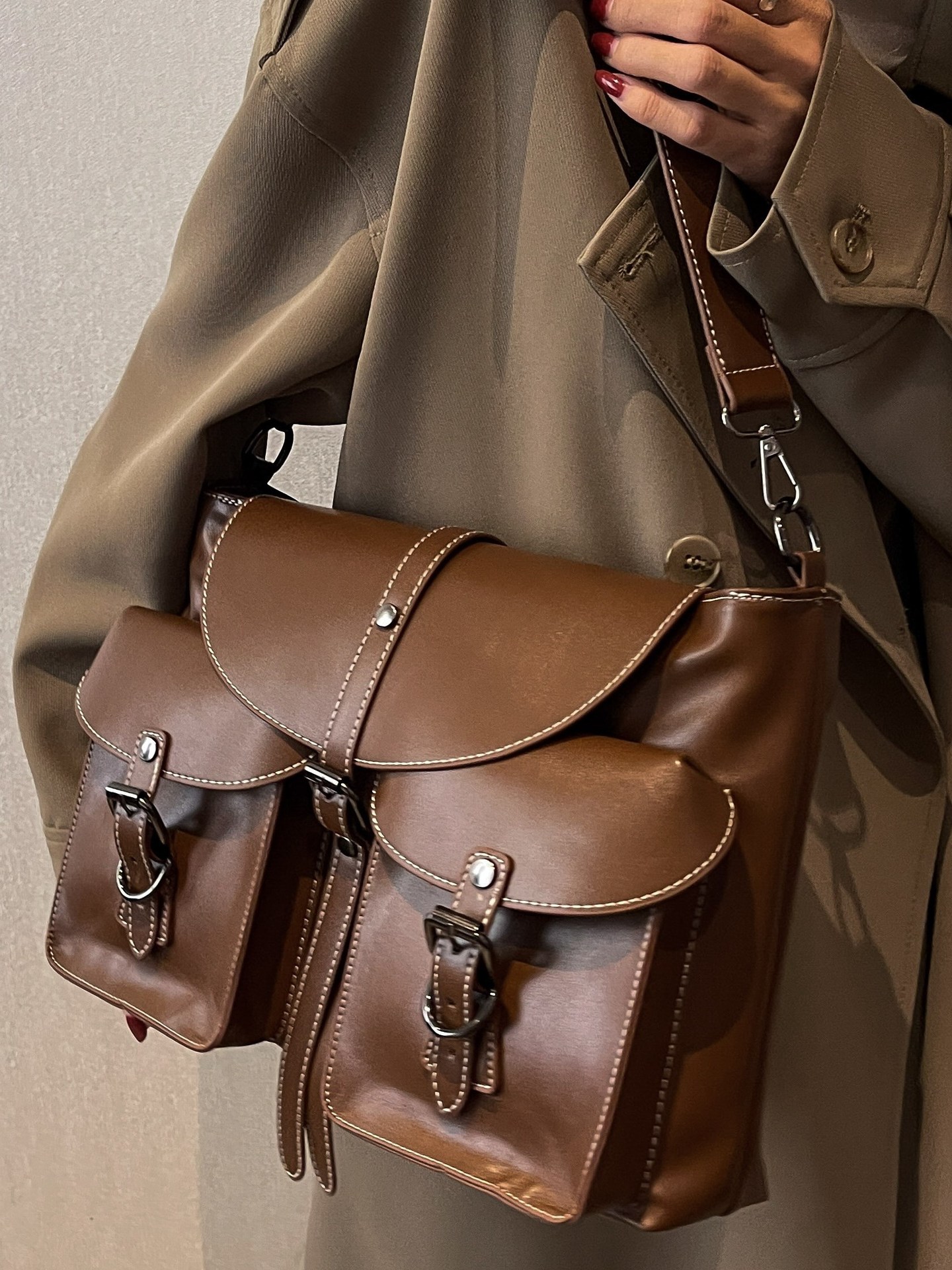 Retro Large Crossbody Shoulder Bag