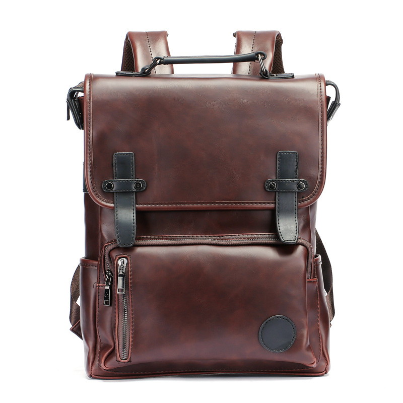 Retro Trendy Men's Fashion Personality Design Backpack