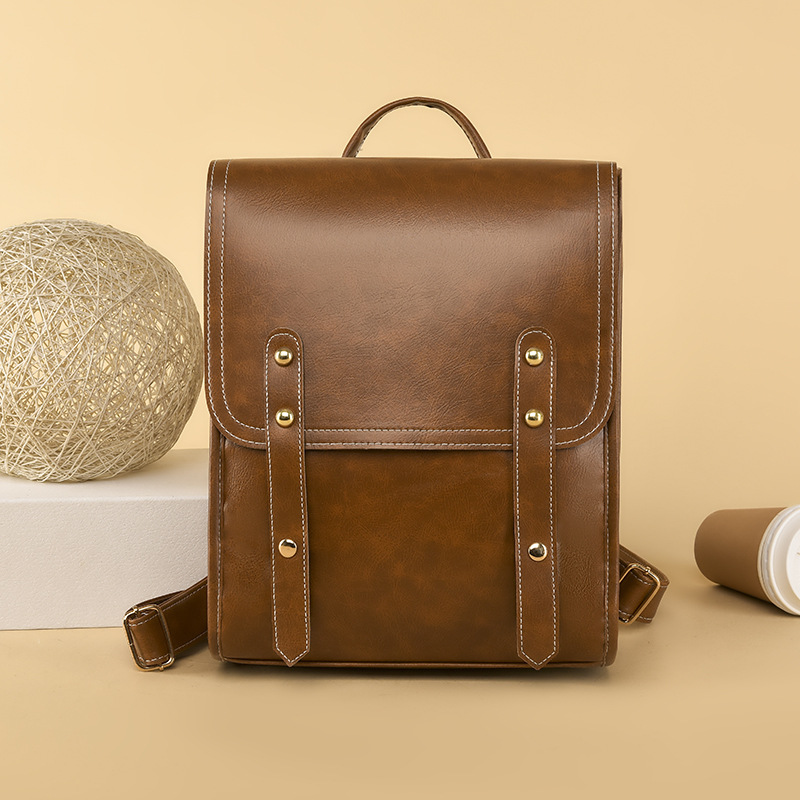 Double Shoulder Fashion Simple Bag