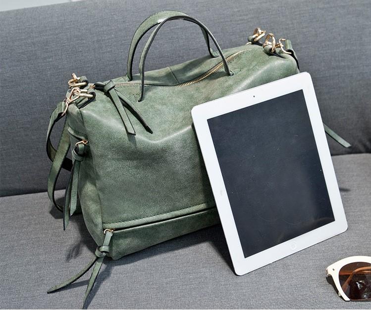 New frosted motorcycle bag retro portable shoulder bag