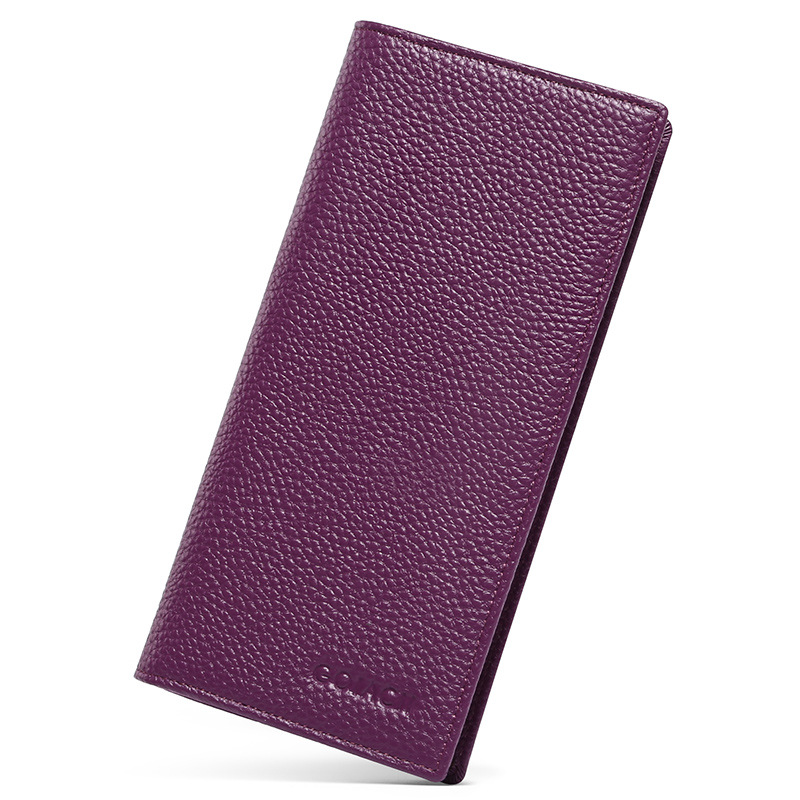 Anti-theft Brush Ladies Long Wallet Ultra-thin