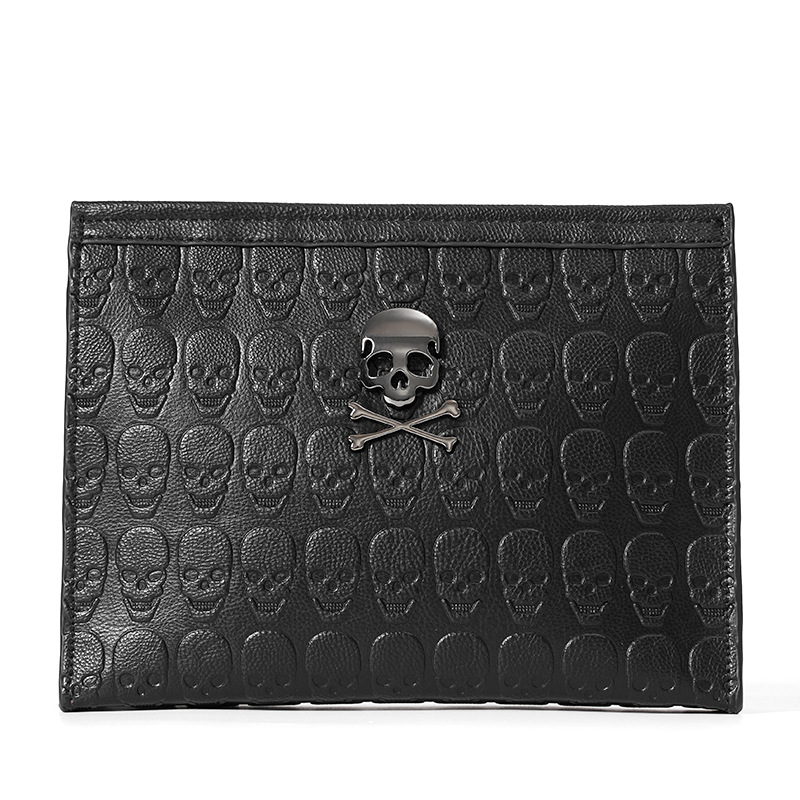 Fashion Brand Fashion Men's Youth Personality Ghost Head Underarm Bag