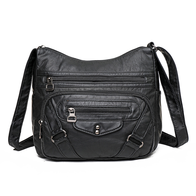 Women's Bag New Retro Soft Leather Shoulder Bag