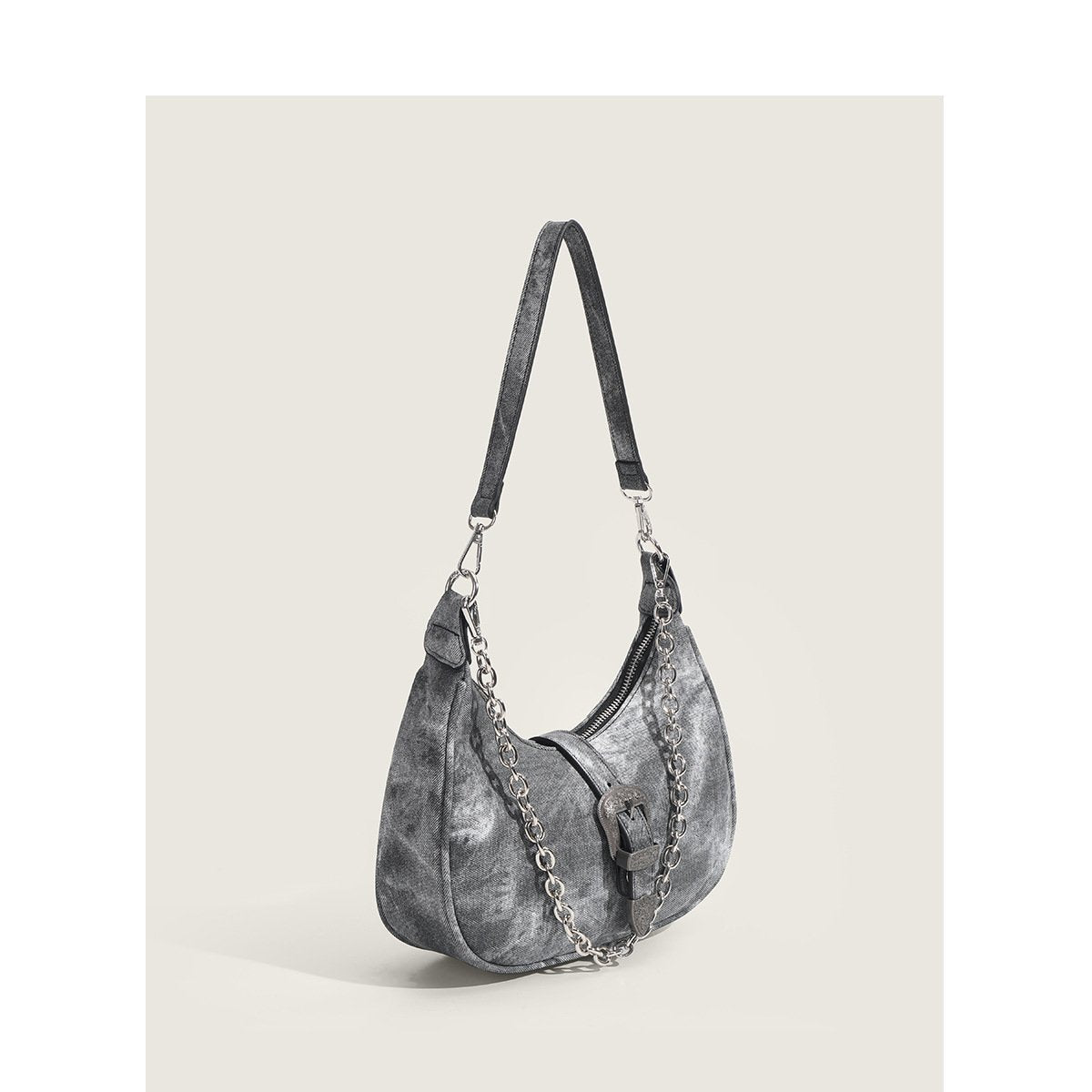 Small Bag Women's Bag Advanced Feeling Bag Retro Shoulder Armpit Bag Chain Handbag