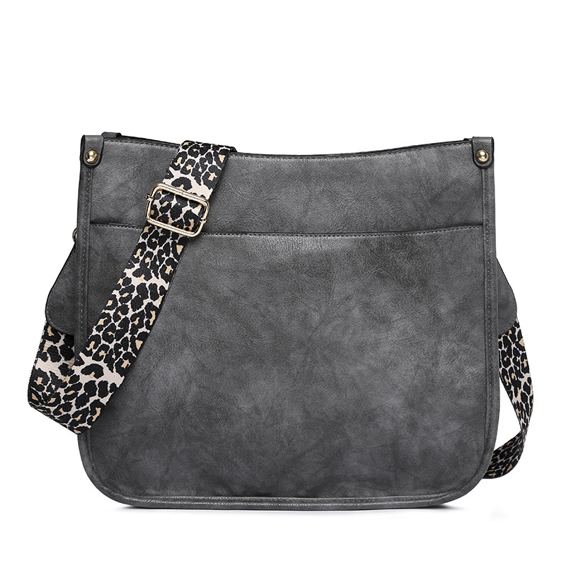 Guitar Strap Crossbody Bags Leopard Shoulder Bucket Bags