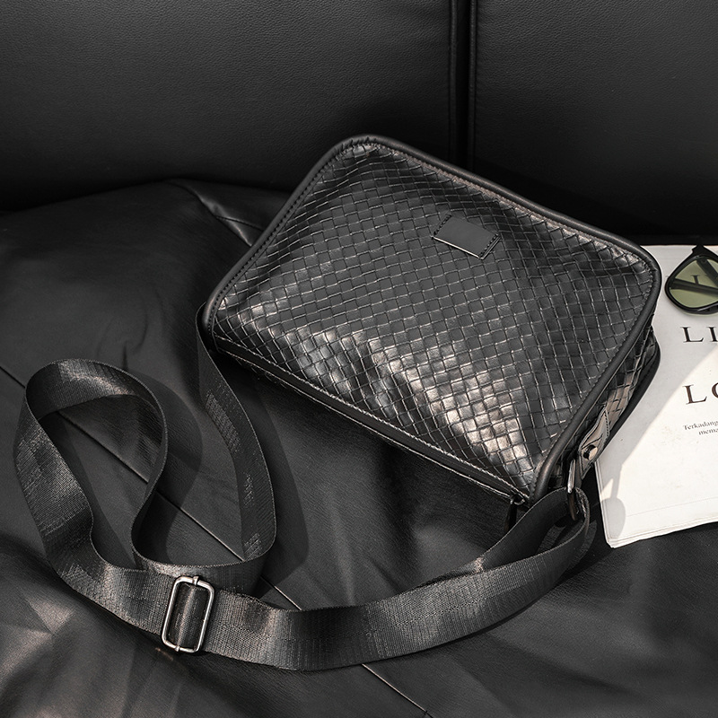 Fashion Men's Shoulder Printed Small Square Bag