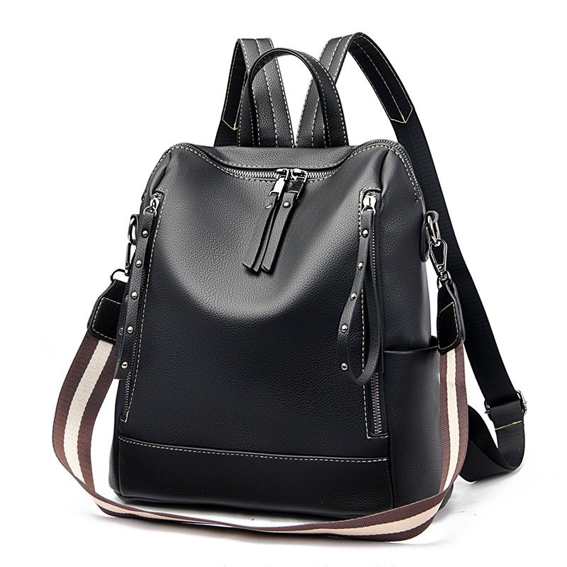Soft Leather Ladies Travel Backpack