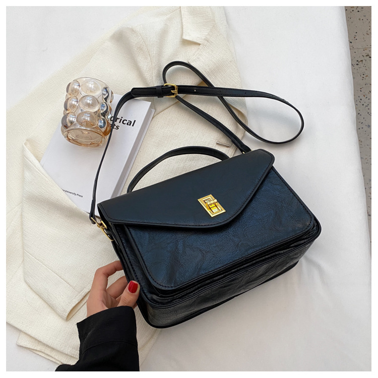 Retro Postman Crossbody Small Square Bag