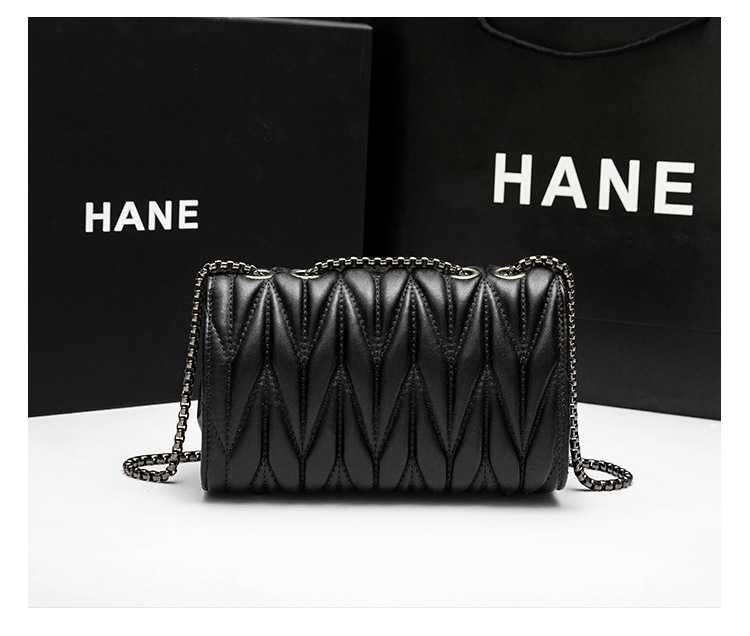 Leather Chain Bag Crossbody Bag