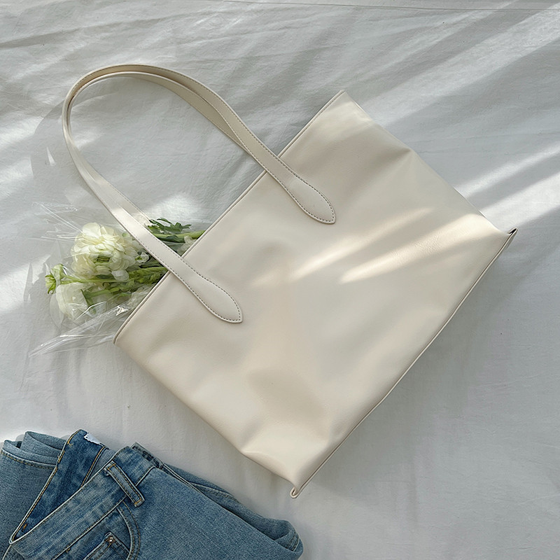 Commuter Large Shoulder Simple Tote Bag