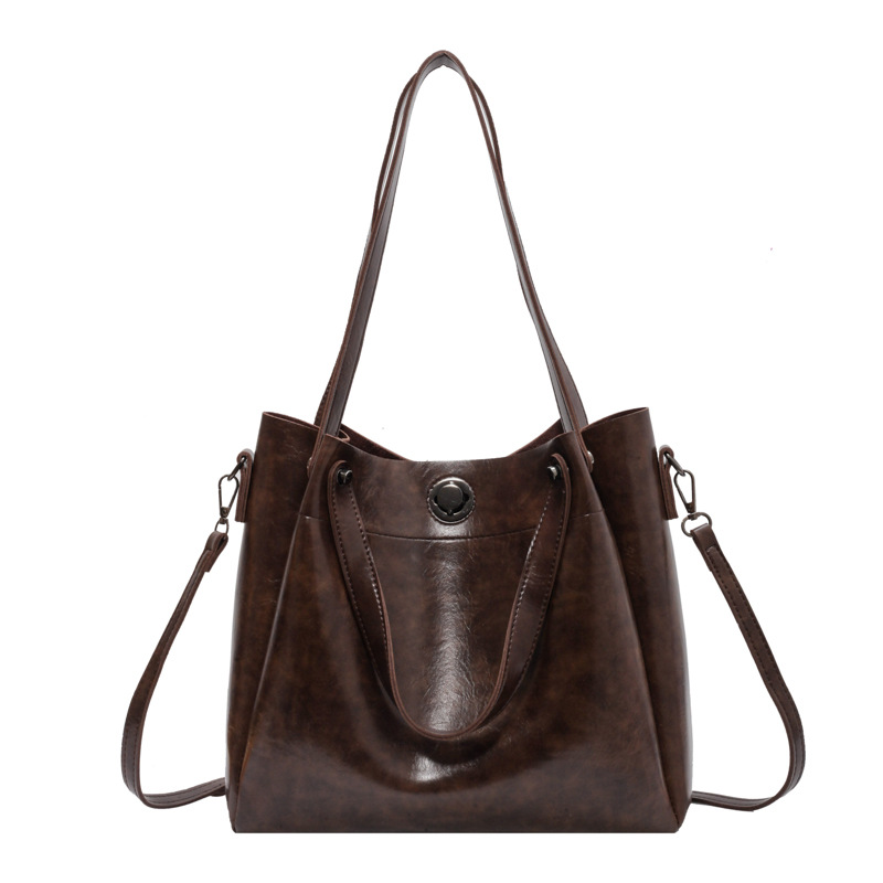 Fashion Casual Large Capacity Crossbody Bucket Bag