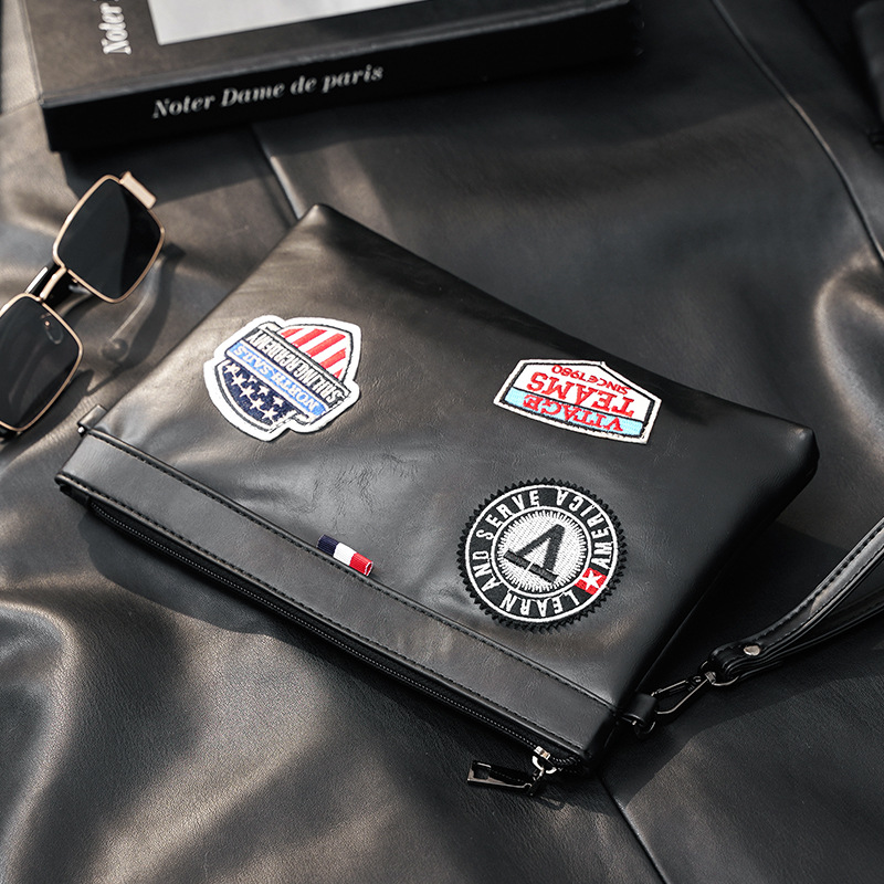 New Tide Brand Men's Personality Badge Envelope Bag