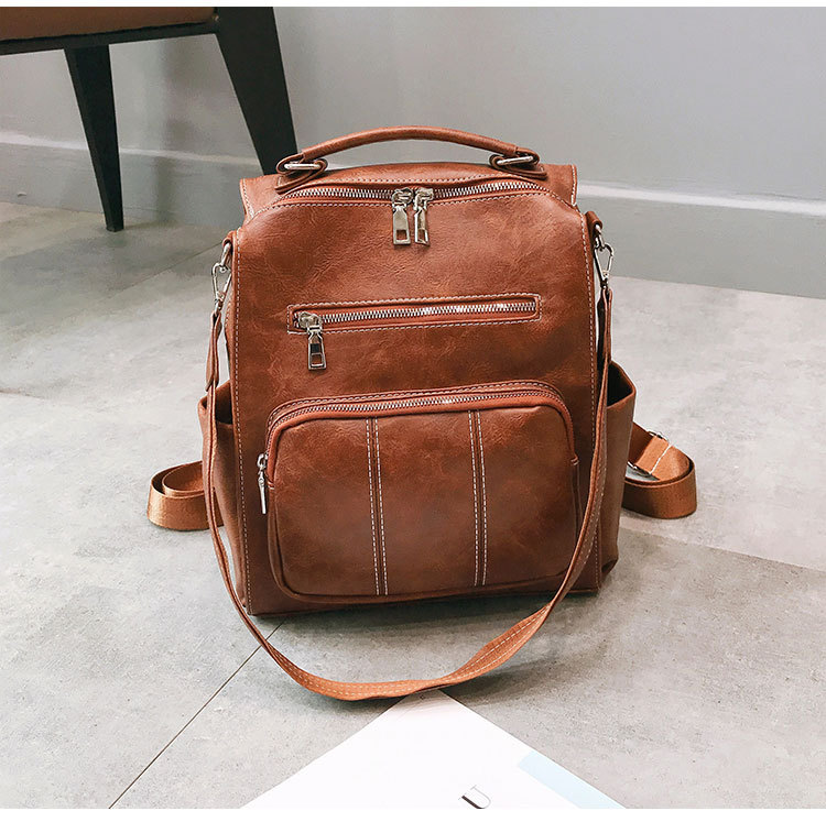 Women Backpack Purses Shoulder Bag PU Leather Travel bag