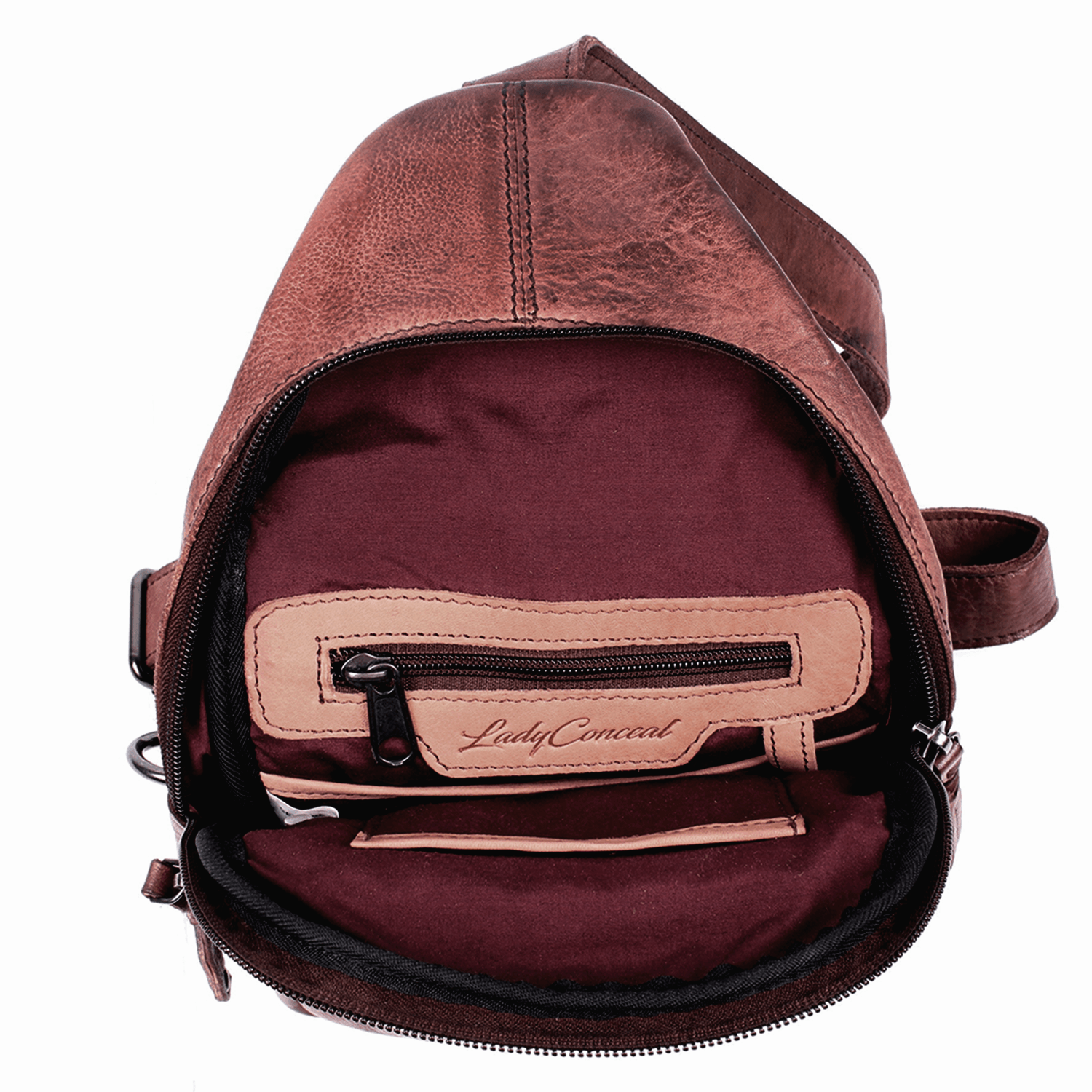 Taylor Conceal Carry Leather Sling Backpack