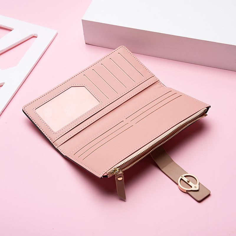 Wallet Long Girls New 2022 Zipper Embroidery Clutch Wallet Card Bag