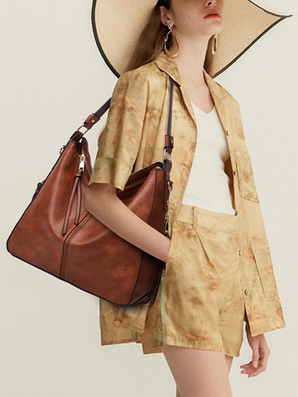 Women's Fashion And Retro Large-Capacity Shoulder Bag