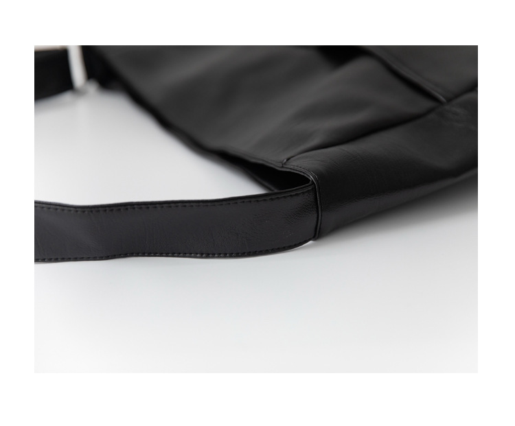 Soft Leather Crossbody Tote