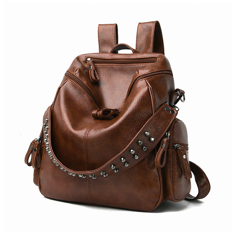 Women Backpack Shoulder Bag PU Leather Travel bag