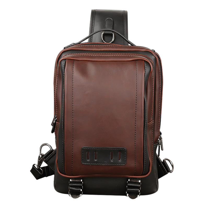2023 New Retro Large Capacity Street Fashion Men's Backpack