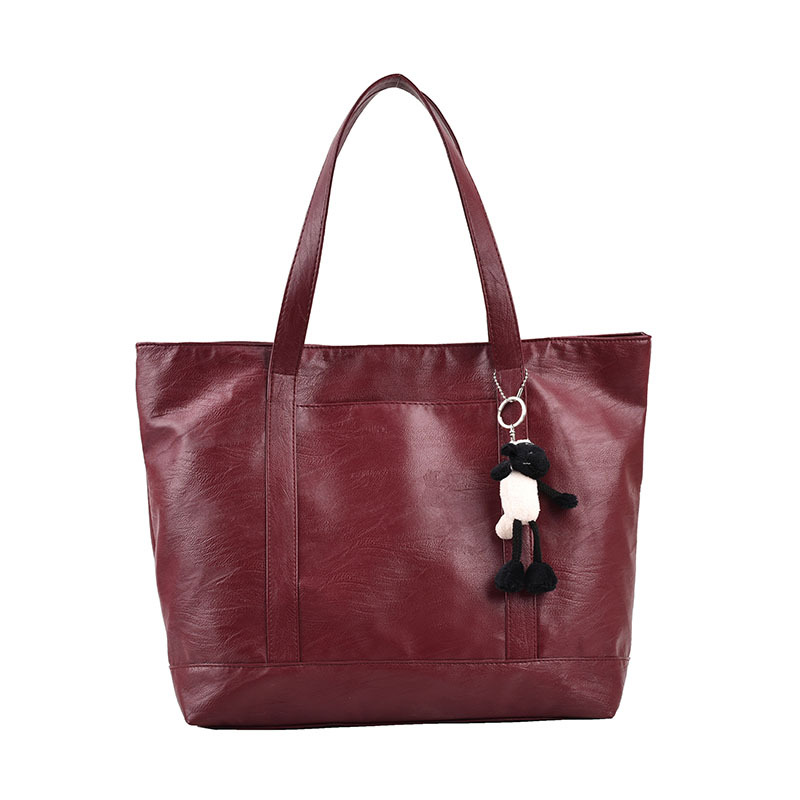 Retro Simple Tote Soft Leather