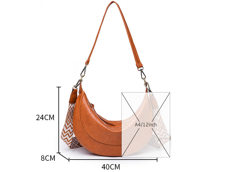 Women PU Leather Sling Bag Crossbody