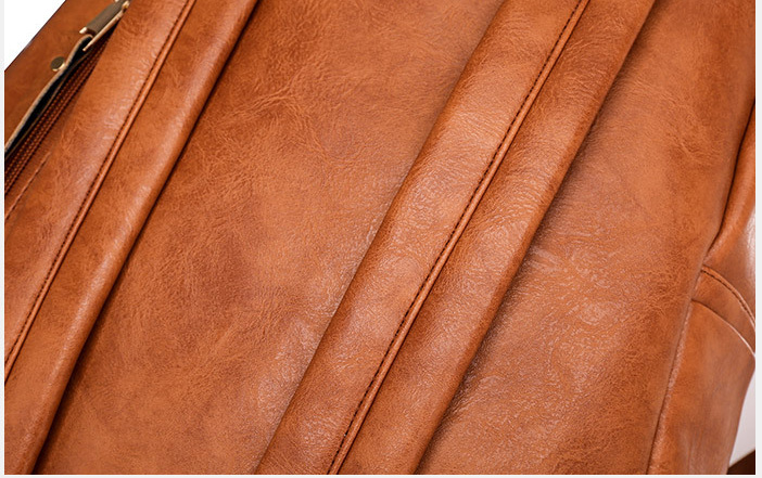 Big Capacity Backpack Purses Shoulder Bag PU Leather Travel bag