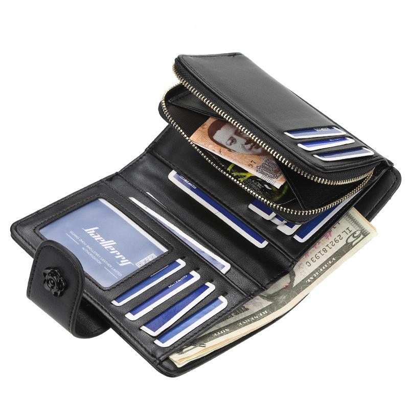 Multifunctional zipper ladies wallet