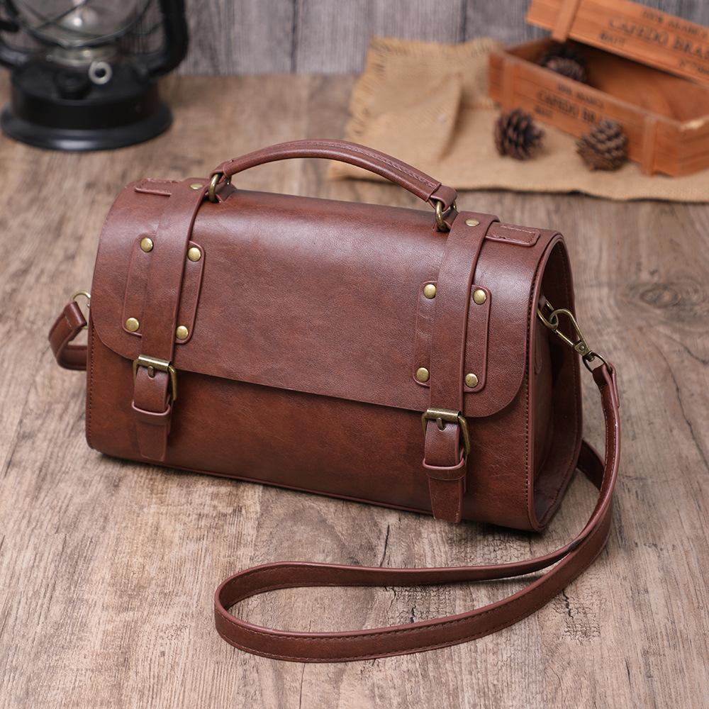 2022 Retro Cambridge Bag Shoulder Portable Messenger Bag Fashion Ladies Bag