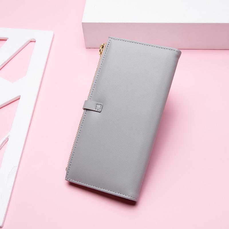 Fashion Wallet Long Girls New Stone Zipper Carry Wallet Card Bag