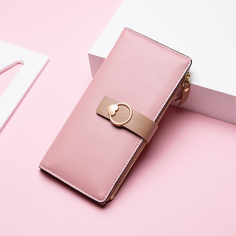 Wallet Long Girls New 2022 Zipper Embroidery Clutch Wallet Card Bag