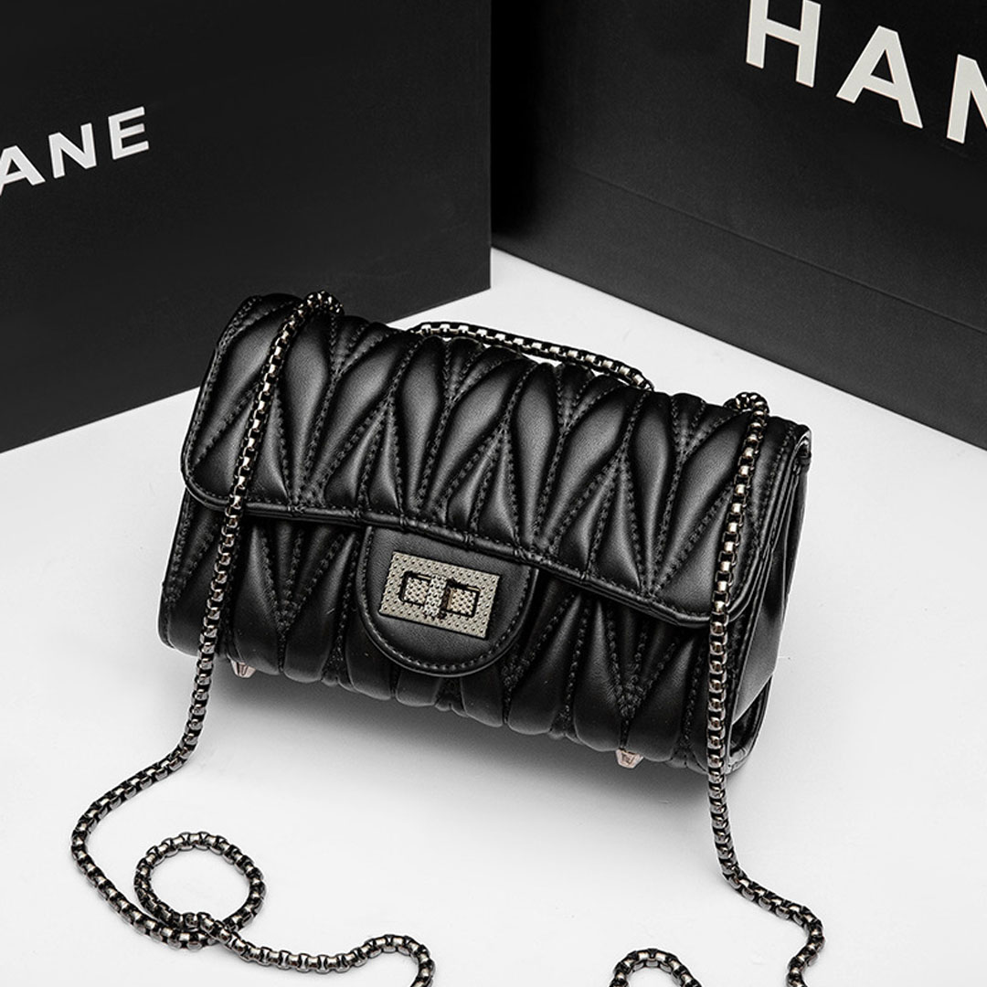 Leather Chain Bag Crossbody Bag