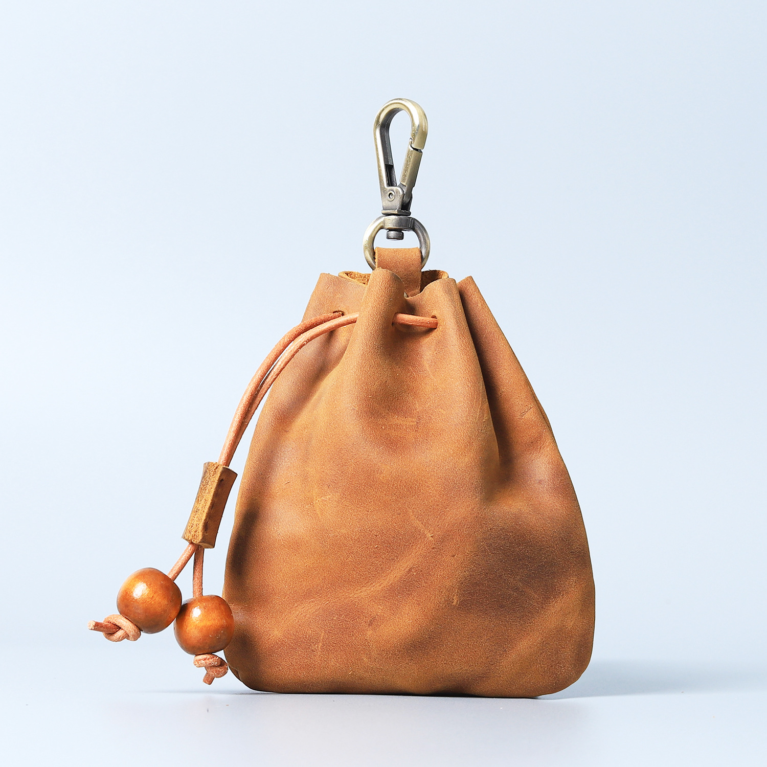 Multifunctional Handmade Leather Change Key Case