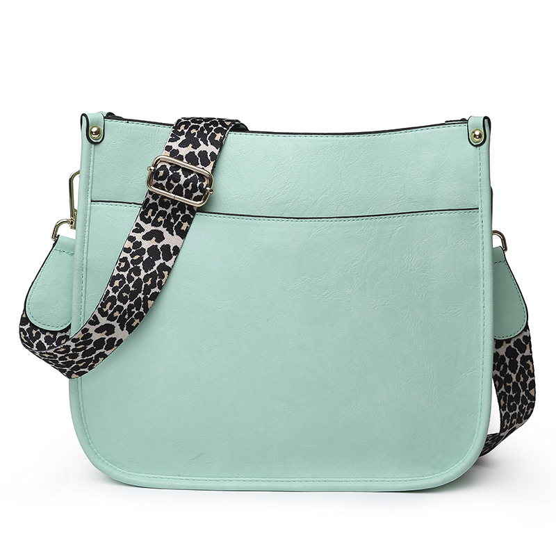 Guitar Strap Crossbody Bags Leopard Shoulder Bucket Bags