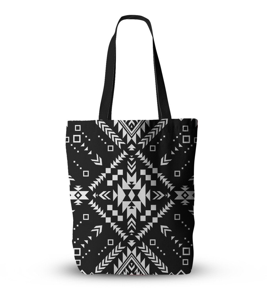 Bohemian ethnic style one-shoulder canvas shopping bag