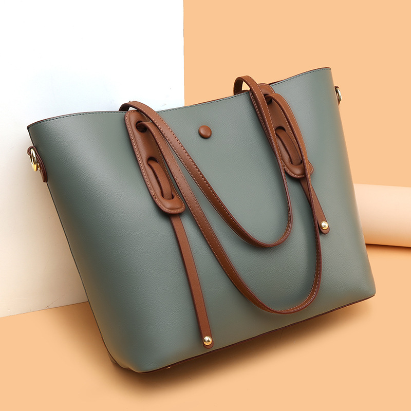 2023 Ladies Leather Commuter Atmosphere Shoulder Tote