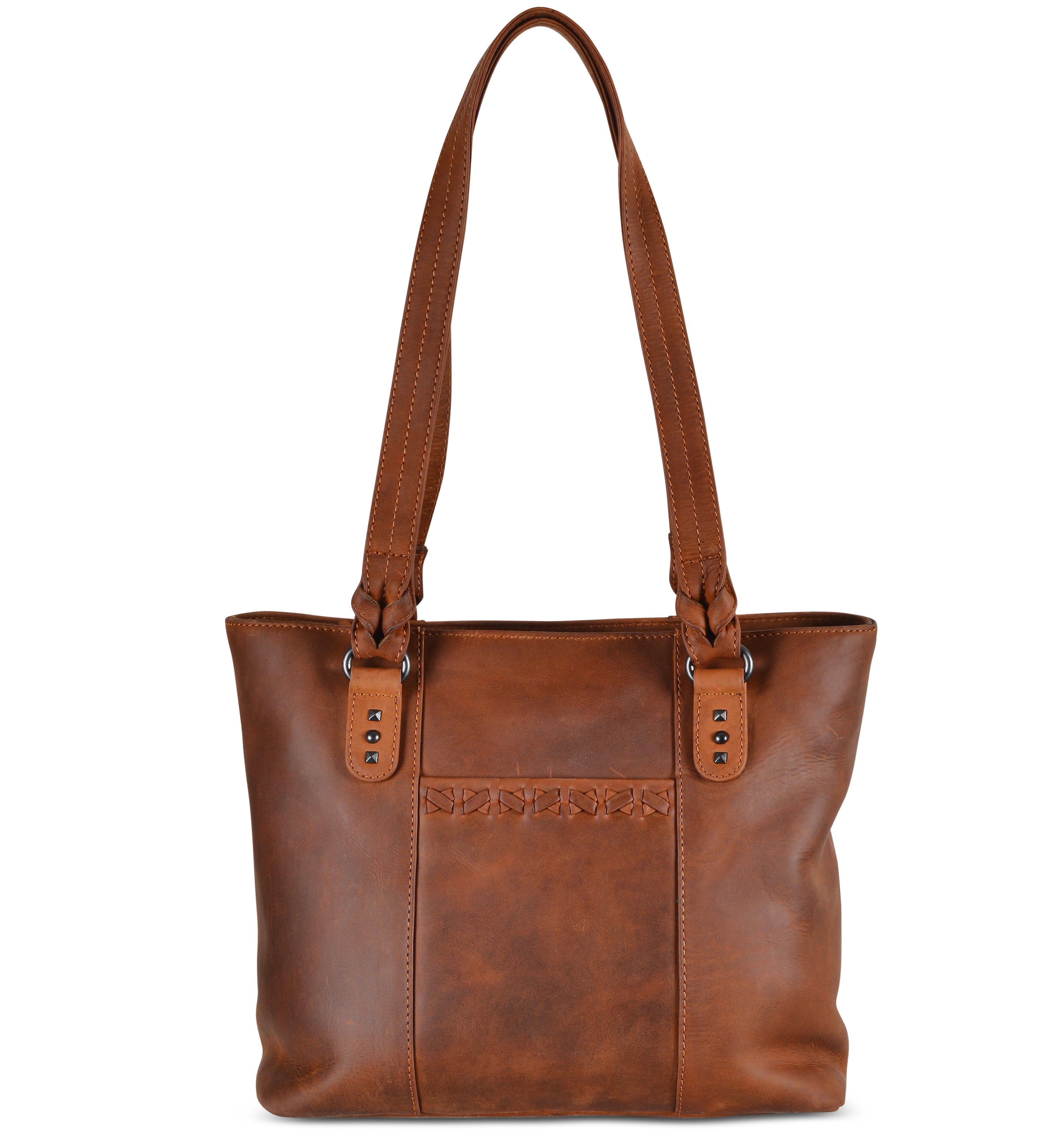 Peyton Concealed Carry Leather Tote Bag