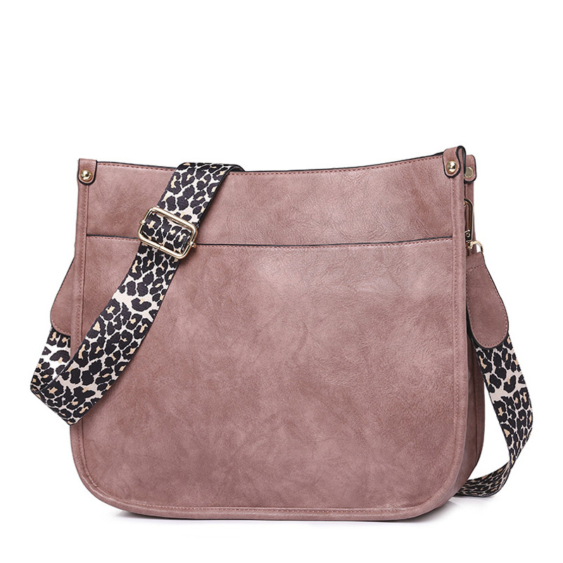 Guitar Strap Crossbody Bags Leopard Shoulder Bucket Bags