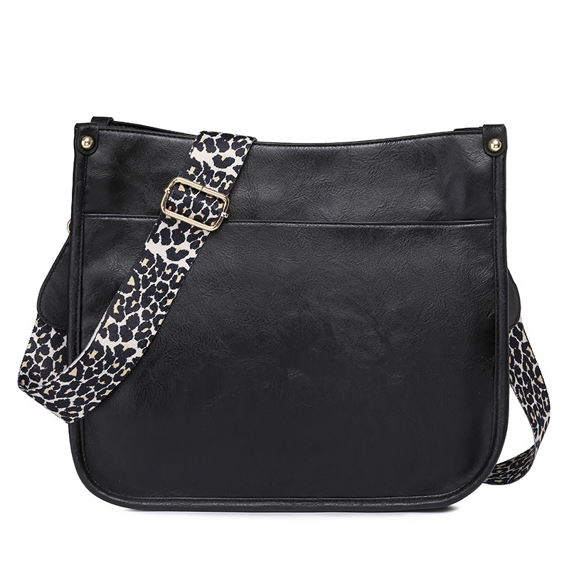 Guitar Strap Crossbody Bags Leopard Shoulder Bucket Bags